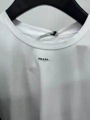 【原廠面料】PRA 24SS 素色簡約 絲光棉抗皺 小logo字母 短袖T恤 二色：圖片 14