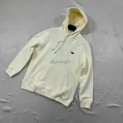 【現貨】【全套包裝】PRA 24FW 素色簡約 三角標小logo 鐵牌 帽T連帽衛衣長袖 米色：圖片 8