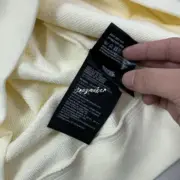 【現貨】【全套包裝】PRA 24FW 素色簡約 三角標小logo 鐵牌 帽T連帽衛衣長袖 米色：圖片 12