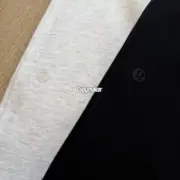 【預售】lululemon 25SS 小標logo 簡約素色 純棉長褲棉褲休閒褲 黑色/灰色：圖片 5