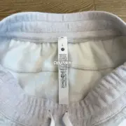 【預售】lululemon 25SS 小標logo 簡約素色 純棉長褲棉褲休閒褲 黑色/灰色：圖片 6