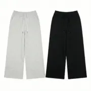 【預售】lululemon 25SS 小標logo 簡約素色 純棉長褲棉褲休閒褲 黑色/灰色