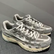 【預售】NK P-6000 慢跑鞋休閒鞋運動鞋 灰銀 FN7509-029：圖片 4