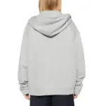 夾克M1U M1U 24FW 繆繆 字母Logo貼布刺繡抽繩 連帽外套 灰色