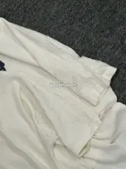 【現貨】1V 25SS 袖子提花壓紋 經典字母logo 簡約素色 短袖 T恤 深藍/白色：圖片 14