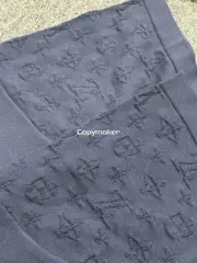 【現貨】1V 25SS 袖子提花壓紋 經典字母logo 簡約素色 短袖 T恤 深藍/白色：圖片 15