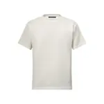 【現貨】1V 25SS 袖子提花壓紋 經典字母logo 簡約素色 短袖 T恤 深藍/白色