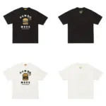 【預售】Human Made x Shake Shack 25ss 聯名 漢堡印花竹節棉 圓筒短袖T恤