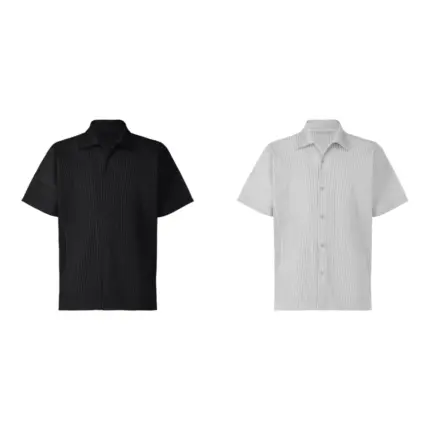 Homme Plisse lssey Mivake 22SS 三宅一生 經典 褶皺 短袖襯衫 JJ122