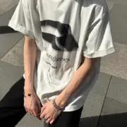 【現貨】巴黎 BLC 25SS 360 Sunglasses 太陽眼鏡墨鏡 短袖T恤 米色：圖片 7