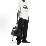 【現貨】巴黎 BLC 25SS 360 Sunglasses 太陽眼鏡墨鏡 短袖T恤 米色：圖片 5