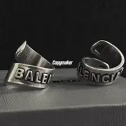 【預售】【原廠包裝】巴黎 BLC Gourmette Ring 浮雕不規則戒指指環 白銅：圖片 4