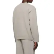 【現貨】STONE ISLAND 24SS CLOSED LOOP 閉環系列 高端支線 白標 石頭島 大學T圓領衛衣：圖片 4