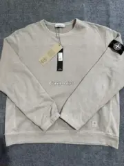 【現貨】STONE ISLAND 24SS CLOSED LOOP 閉環系列 高端支線 白標 石頭島 大學T圓領衛衣：圖片 5