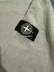 【現貨】STONE ISLAND 24SS CLOSED LOOP 閉環系列 高端支線 白標 石頭島 大學T圓領衛衣：圖片 9