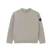 【現貨】STONE ISLAND 24SS CLOSED LOOP 閉環系列 高端支線 白標 石頭島 大學T圓領衛衣