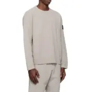 【現貨】STONE ISLAND 24SS CLOSED LOOP 閉環系列 高端支線 白標 石頭島 大學T圓領衛衣：圖片 2