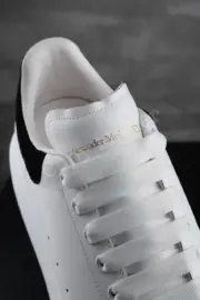 【預售】Alexander McQueen 亞歷山大 麥昆 經典 黑白皮尾 絨尾 小白鞋 板鞋：圖片 13