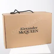 【預售】Alexander McQueen 亞歷山大 麥昆 經典 黑白皮尾 絨尾 小白鞋 板鞋：圖片 31