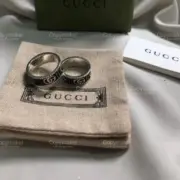 GUC 20SS GG MARMONT SILVER RING 復古雙G作舊 925純銀 戒指 銀黑色：圖片 6