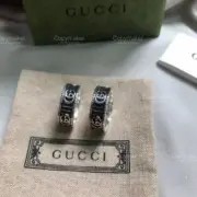 GUC 20SS GG MARMONT SILVER RING 復古雙G作舊 925純銀 戒指 銀黑色：圖片 8