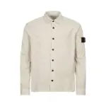 【現貨】STONE ISLAND 23FW 石頭島 燈芯絨 鈕扣夾克外套長袖襯衫 石灰白