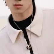 【預售】【過驗】【雙11新品】1V Monogram Bold Ins風格 經典logo 三圈項鍊吊墜：圖片 5