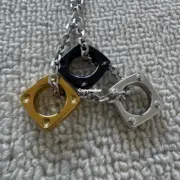 【預售】【過驗】【雙11新品】1V Monogram Bold Ins風格 經典logo 三圈項鍊吊墜：圖片 8