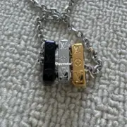 【預售】【過驗】【雙11新品】1V Monogram Bold Ins風格 經典logo 三圈項鍊吊墜：圖片 9