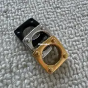 【預售】【過驗】【雙11新品】1V Monogram Bold Ins風格 經典logo 三圈項鍊吊墜：圖片 14