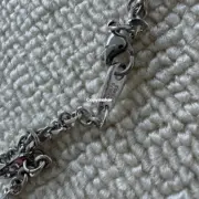 【預售】【過驗】【雙11新品】1V Monogram Bold Ins風格 經典logo 三圈項鍊吊墜：圖片 16