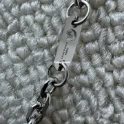 【預售】【過驗】【雙11新品】1V Monogram Bold Ins風格 經典logo 三圈項鍊吊墜：圖片 17