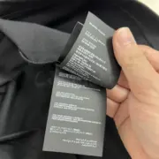 PRA 23FW 素色簡約 三角標小logo 鐵牌 高領長袖T恤 打底衫 內搭：圖片 18