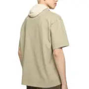 【現貨】Acne Studios 25SS 原廠鉚釘logo字母 圓領純棉短袖T恤 卡其色