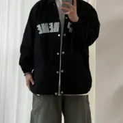 【預售】SUP 25SS Arc Denim Coaches Jacket 單寧刺繡貼布 牛仔夾克外套 黑色/牛仔藍：圖片 9