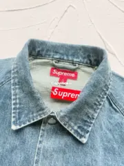 【預售】SUP 25SS Arc Denim Coaches Jacket 單寧刺繡貼布 牛仔夾克外套 黑色/牛仔藍：圖片 12
