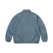 【預售】SUP 25SS Arc Denim Coaches Jacket 單寧刺繡貼布 牛仔夾克外套 黑色/牛仔藍：圖片 4