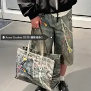 【現貨】【福利回饋】Acne Studios 24SS 塗鴉滿版dirtyfit 噴墨3D印花 托特包手提包單肩包：圖片 4
