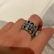 【現貨】Chrome Hearts Cemetery Ring 方形十字架墓戒 墓葬 白銅 925純銀 戒指 克羅心：圖片 7