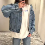 【現貨】Alexander Wang 25SS 模糊字母標語 短袖T恤 白色：圖片 4