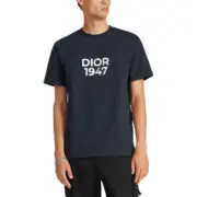 D1OR 24SS 刺繡字母數字logo 簡約 CD 短袖T恤 1947：圖片 4