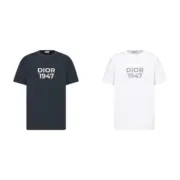 D1OR 24SS 刺繡字母數字logo 簡約 CD 短袖T恤 1947：圖片 2