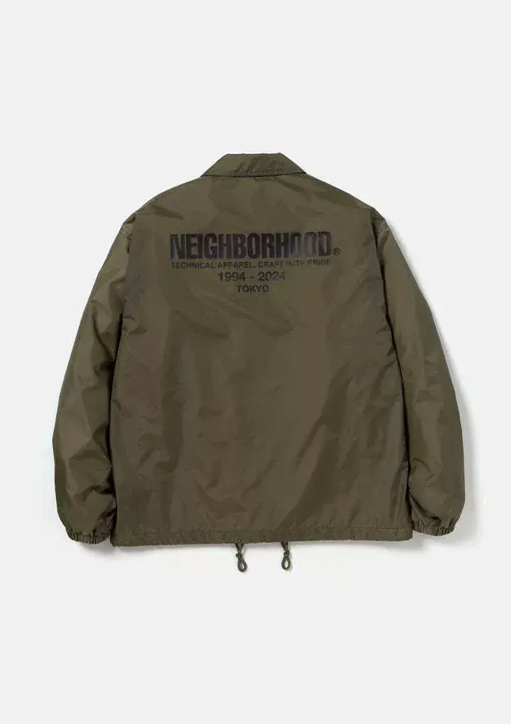 NEIGHBORHOOD 24SS WINDBREAKER 印花尼龍 教練夾克外套 nbhd
