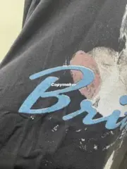 【預售】巴黎 BLC 26SS Britney Spears系列 小甜甜布蘭妮 水洗做舊人像簽名 短袖T恤：圖片 8