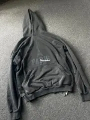 【現貨】巴黎 BLC 24FW Paris Tower Printed Hoodie 鐵塔做舊水洗 帽T連帽衛衣 黑灰：圖片 7