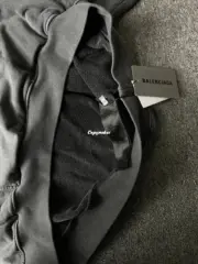 【現貨】巴黎 BLC 24FW Paris Tower Printed Hoodie 鐵塔做舊水洗 帽T連帽衛衣 黑灰：圖片 11