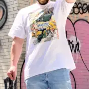 【預售】Sup SS22 WEEK19 Manhattan Tee 曼哈頓城市街景 短袖T恤 黑/白：圖片 6