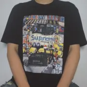 【預售】Sup SS22 WEEK19 Manhattan Tee 曼哈頓城市街景 短袖T恤 黑/白：圖片 9