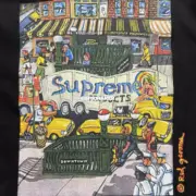 【預售】Sup SS22 WEEK19 Manhattan Tee 曼哈頓城市街景 短袖T恤 黑/白：圖片 11