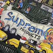 【預售】Sup SS22 WEEK19 Manhattan Tee 曼哈頓城市街景 短袖T恤 黑/白：圖片 12